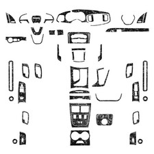 64Pcs Forged Carbon Fiber Kits Whole Interior Trim Cover For Dodge Charger 16-23 picture
