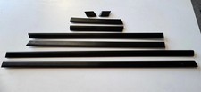 For BMW E34 1987-1996  Body Side Moulding Trim Set 8 Pcs with Clips picture