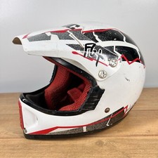 Vintage HJC FGX Motocross Motorcycle Snell Medium 1990's DOT Fiberglass picture