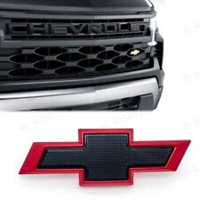 2019 -2024 Chevrolet Silverado Small Red Black Bowtie Grille Emblem 84293092 picture