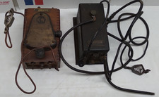 2 ANTIQUE WOOD IGNITION COILS ? BUZZ BOX ? FORD ? MODEL 