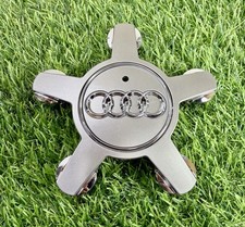 AUDI Wheel Center Cap OEM GRAY (4F0 601 165 N) 135mm A3 A4 A5 A6 A7 A8 Q5 S4 picture