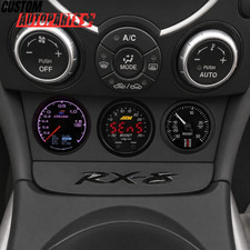 Mazda RX-8 | Triple Gauge Pod 52mm 62mm | 2004-2011 | Lower Center Cubby Mount picture