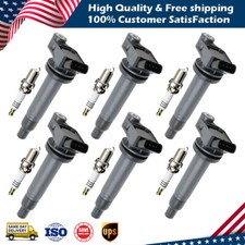 6X Ignition Coil+Iridium Spark Plug Pack for 01-06 Toyota Sienna Lexus V6 UF267 picture