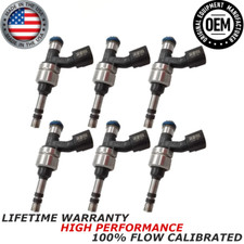 x6 NEW OEM ACDelco Fuel Injectors for 2012-2015 Chevrolet Camaro 3.6L V6 picture