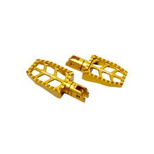Gold Rider Footpegs Footrest for Harley 18-24 Low Rider Breakout Steet Bob FXLRS picture