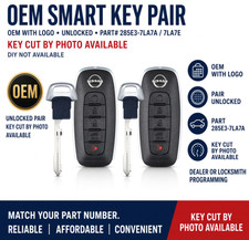 OEM PAIR Unlocked Smart Key Nissan 2022-2025 Rogue 285E3-7LA7E ,7LA7A picture