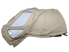 Fits 1971-1980 MG MGB Soft Top Canvas Beige ZipWindow picture