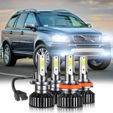 For Volvo XC90 2003-2014 Combo H7 H11 LED Headlight Bulbs Kit 6000K White picture