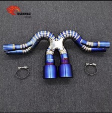 High Flow Titanium Alloy Axle-Back Exhaust System for Porsche 911 991.2 GT3 4.0L picture