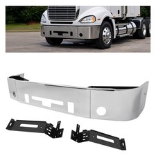 For Freightliner Century Class/Columbia 00-07 14''Front Bumper Wrap W/ Fog Holes picture