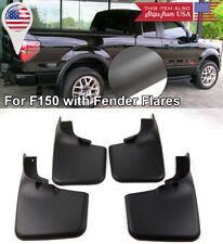 Front Rear Set Splash Mud Guards Flaps For 04-14 Ford F-150 w/ OEM Fender Flares picture