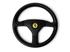 FERRARI 348 512TR MONDIAL MOMO LEATHER STEERING WHEEL 5-92 | ORIGINAL SPARE PART picture