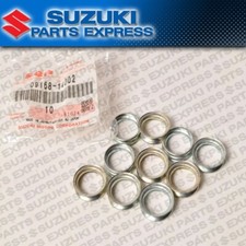 NEW SUZUKI OEM OIL DRAIN PLUG CRUSH WASHER GASKET 10 PACK MUTIPLE FITMENTS picture