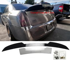 Gen 1 Trunk Decklid Spoiler Gurney Flap Wicker bill For 11-Up Chrysler 300 300C picture