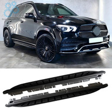 2pcs Black Running Boards Side Step for 2020-2026 Benz GLE W167 GLE350/450/450e picture