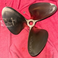 OJ Legend 13 x 13 3 Blade Nibral Inboard Propeller Left Hand 1 1/8