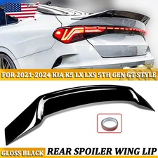 Gloss Black Duckbill R Style Trunk Spoiler For 21-24 KIA K5 EX LX LXS GT GT-Line picture
