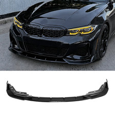 GT Style For 19-22 BMW G20 330i M Sport M340i Front Bumper Lip Carbon Fiber Look picture