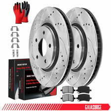 11.65'' 296mm Front Disc Rotors Pads Kit for Chevy Malibu Pontiac G6 Saturn Aura picture