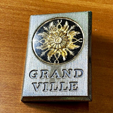 Vintage 1972 Pontiac Grand Ville Roof Sail Panel Emblem Badge OEM 9895997 picture