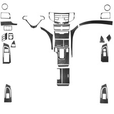 39Pcs Soft Carbon Fiber Full Kits Interior Trim Set Cover For Acura TSX 2009-14 picture