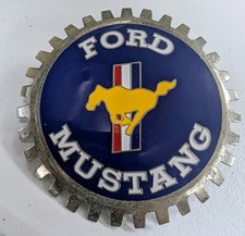 Vintage Ford Mustang Grille badge used 3.5