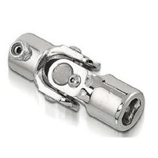 Sweet Mfg Chrome Steering U-Joint, 3/4 Inch DD to 1 Inch DD, Universal picture