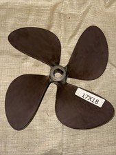 Brass 17x18 Dyna Quad Michigan 4 Blade Propeller 1 1/4” Bore picture