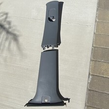 05-12 Toyota Tacoma RH Center Upper & Lower Quarter Pillar Trim Gray OEM  picture