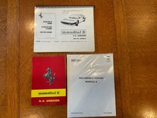 1981-82 Ferrari Mondial 8 User Owners Manual, Wiring Diagrams, Spare Parts picture