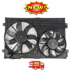 Conjunto de ventilador de refrigeración doble para radiador y condensador VW102, picture