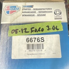 Carquest Premium Remanufactured Starter Motor Assembly #6676s picture