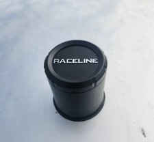 3.19 BLACK PUSH THRU Center Cap RACELINE picture