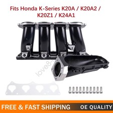 Black K-Series Split Intake Manifold Ultra Street 400HP for Honda K20A/K24A1 picture