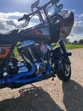 Custom Stainless Exhaust 2 Into 1 Fit For Harley-Davidson Road Glide FLTR picture