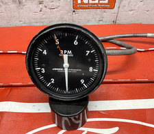 VINTAGE MOROSO JONES DL-129 MECHANICAL TELL TALE TACHOMETER 9000 RPM DRAG RACING picture
