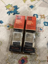 Vintage Sears Allstate Quick Release Seat Belts Pair Black NOS 28-6431 Boxed picture