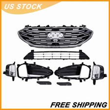 8PC NEW Grille Mesh Bumper Retainer Brackets Fog lamps Kit For Ford Edge 2019-23 picture