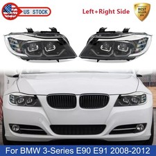 Pair For 2008-2012 BMW 3 Series E90 E91 328i Front Headlight Headlamp Assembly picture