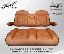 'KOZIP' YAMAHA G29 / Drive2 GOLF CART FRONT SEAT/BACKREST CUSHION SET (BROWN) picture