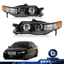 For 2004-2008 Acura TL Type-S Model Headlights 04-08 headlamps Left & Right Side picture
