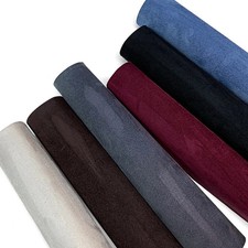 Matte Suede Fabric Vinyl Wrap Car Interior Door Panel Trim Sticky Back Film Kits picture