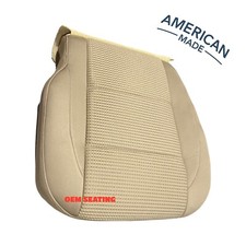 2008-2015 Nissan Titan Driver Bottom Seat Cover Tan Cloth OEM Seating Brand picture
