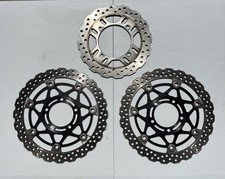 Kawasaki ZX14, ZX14R, ZZR14 used OEM Front and Rear Rotors. Fits 2008-2011 picture