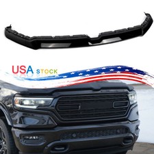 Front Bumper Grill Grille Trim Molding Glossy Black Fits For Ram 1500 2019-2024 picture