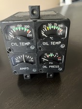 BEECHCRAFT 169AU-BWL CLUSTER GAUGE P/N 36-380044-1 SIGMA TEK P/N 1U305-007  picture
