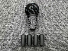 Universal Ultra Alcantara Black Edition Street Art Graffiti Shift Gear Knob picture
