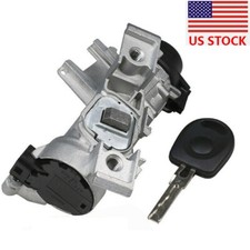 Ignition Switch With Lock Cylinder Key For VW Golf Jetta Rabbit Audi 2006-2011 picture