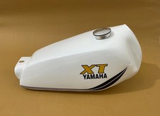 Yamaha XT 250 3Y3 4Y1 1980-1990 White Painted Aluminum Petrol Fuel Tank + Cap picture